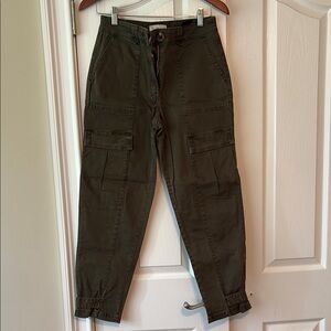 H&M Green Straight Leg Pants